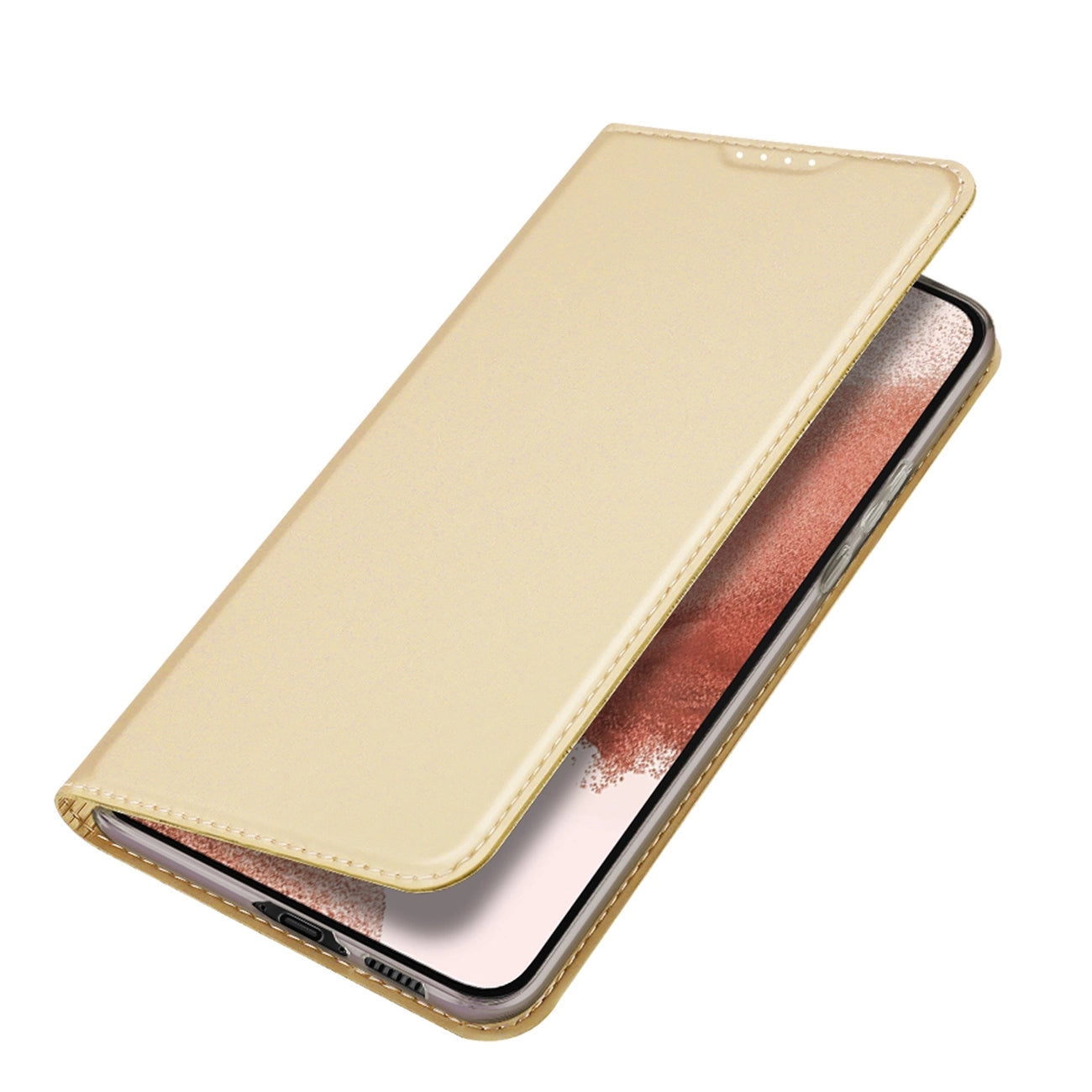 Dux Ducis Skin Pro Case for Samsung Galaxy S23+ Flip Card Wallet Stand Gold_3