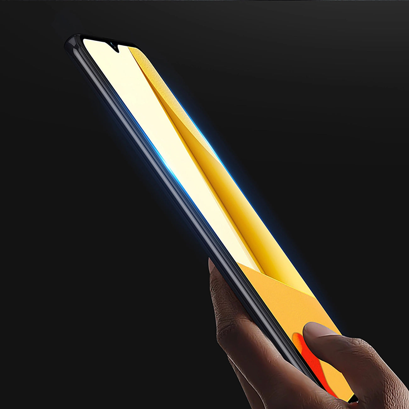 Dux Ducis 9D Tempered Glass Vivo Y16 / Y02s full screen with frame black (case friendly)_6