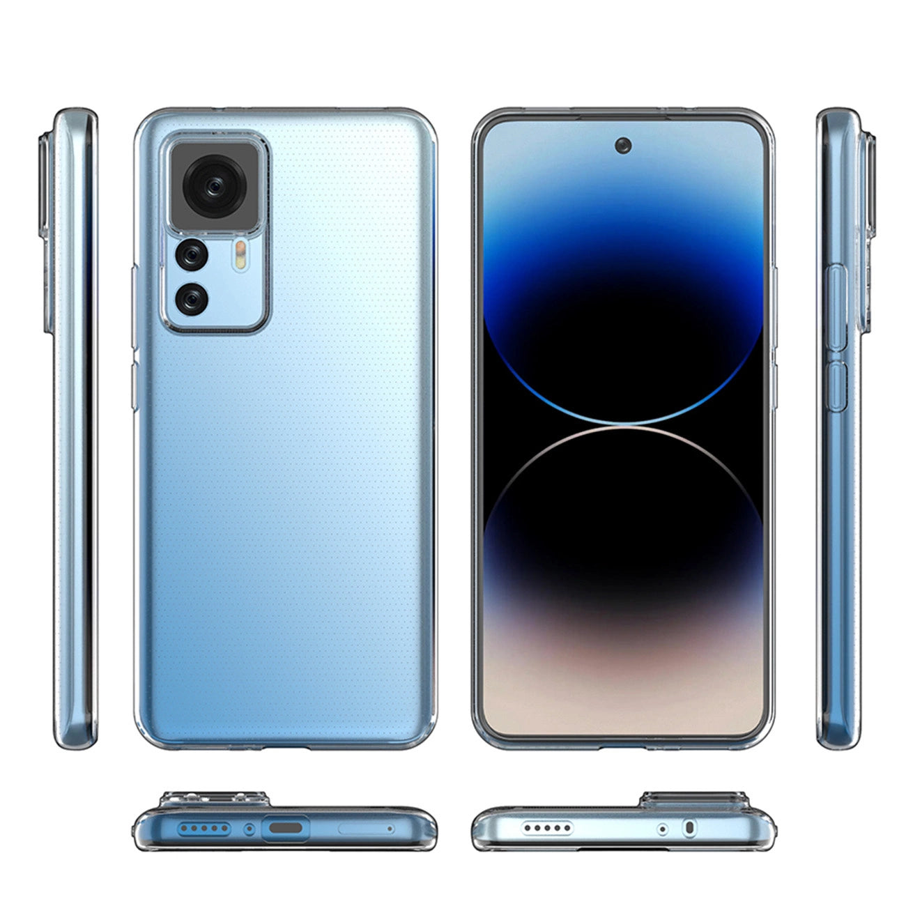 Ultra Clear 0.5mm case for Xiaomi 12T Pro / Xiaomi 12T thin cover transparent_2