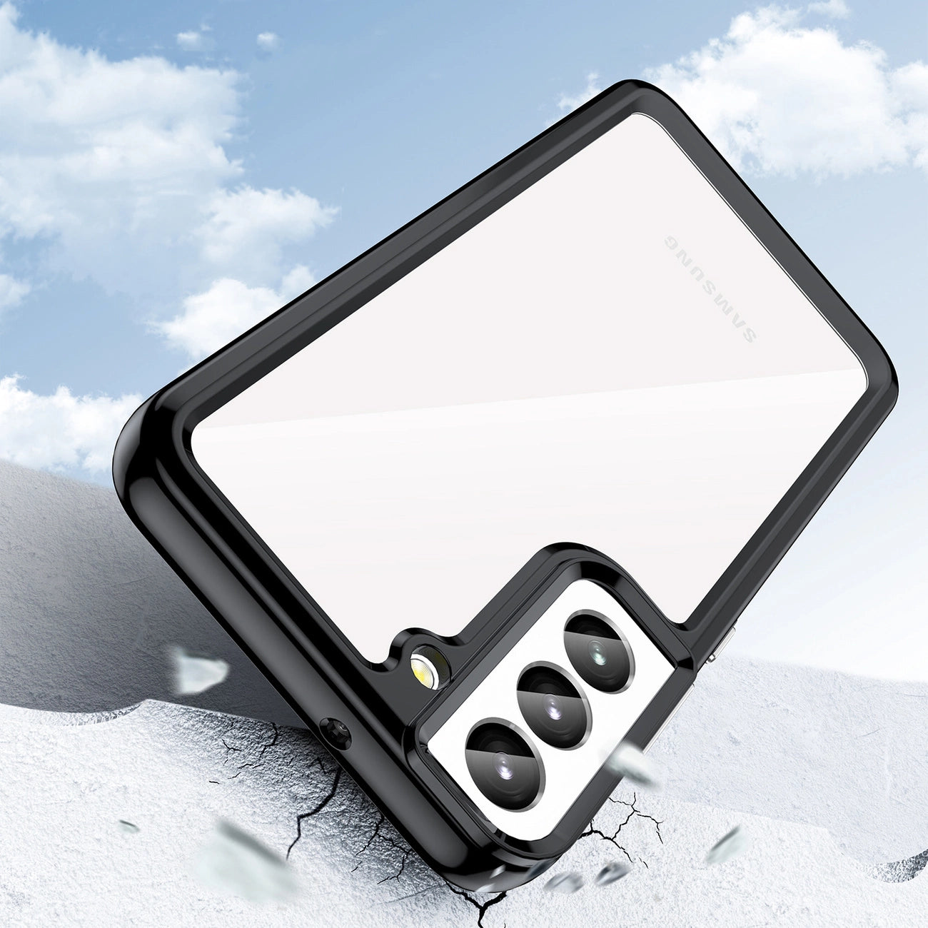 Outer Space Case for Samsung Galaxy S23+ cover with a flexible frame black_6