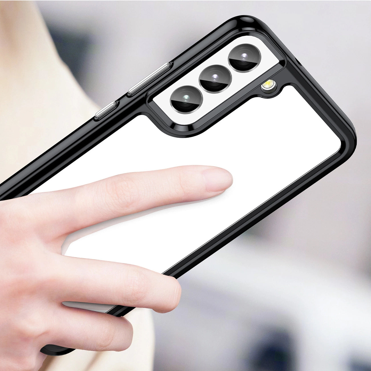 Outer Space Case for Samsung Galaxy S23+ cover with a flexible frame black_8
