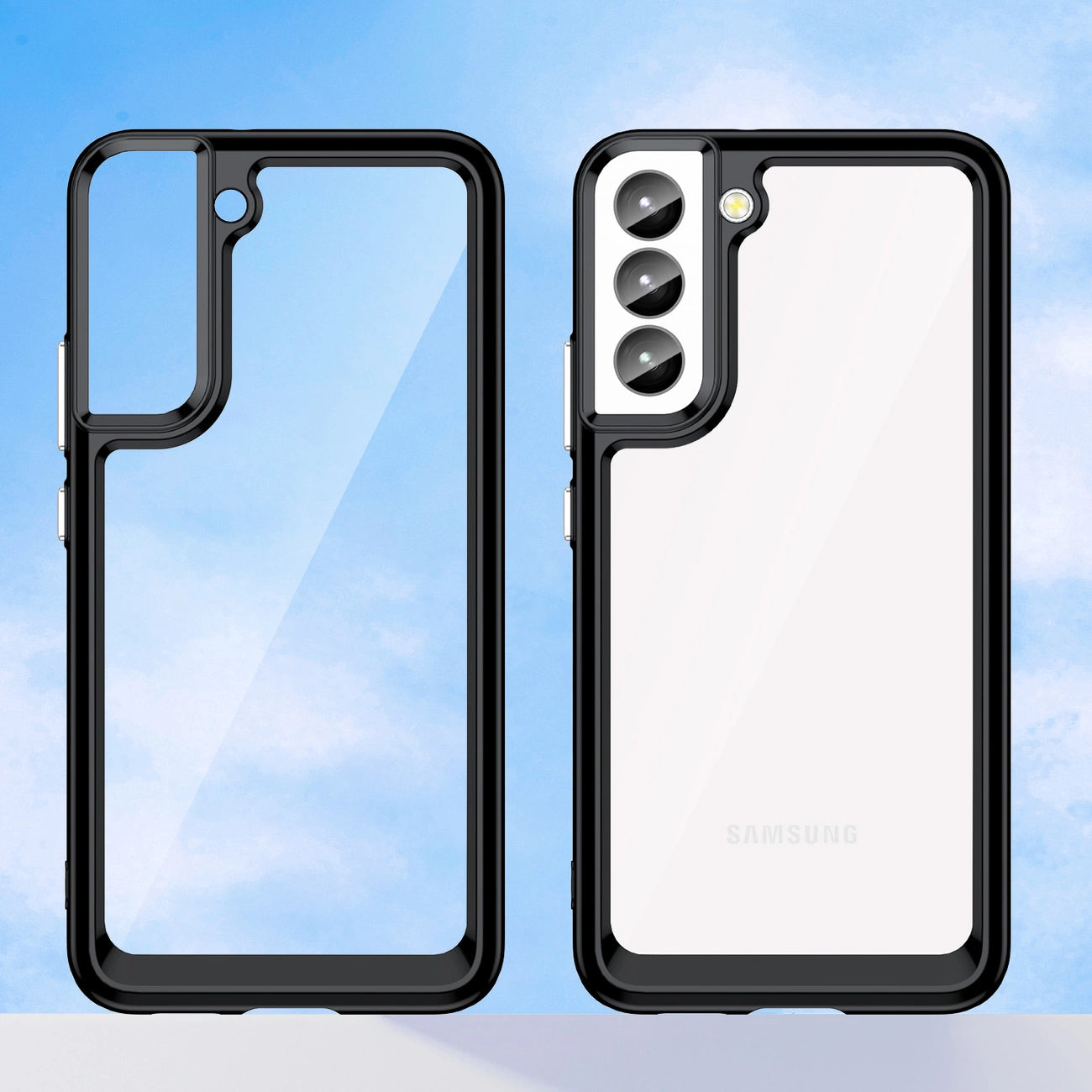 Outer Space Case for Samsung Galaxy S23+ cover with a flexible frame black_11