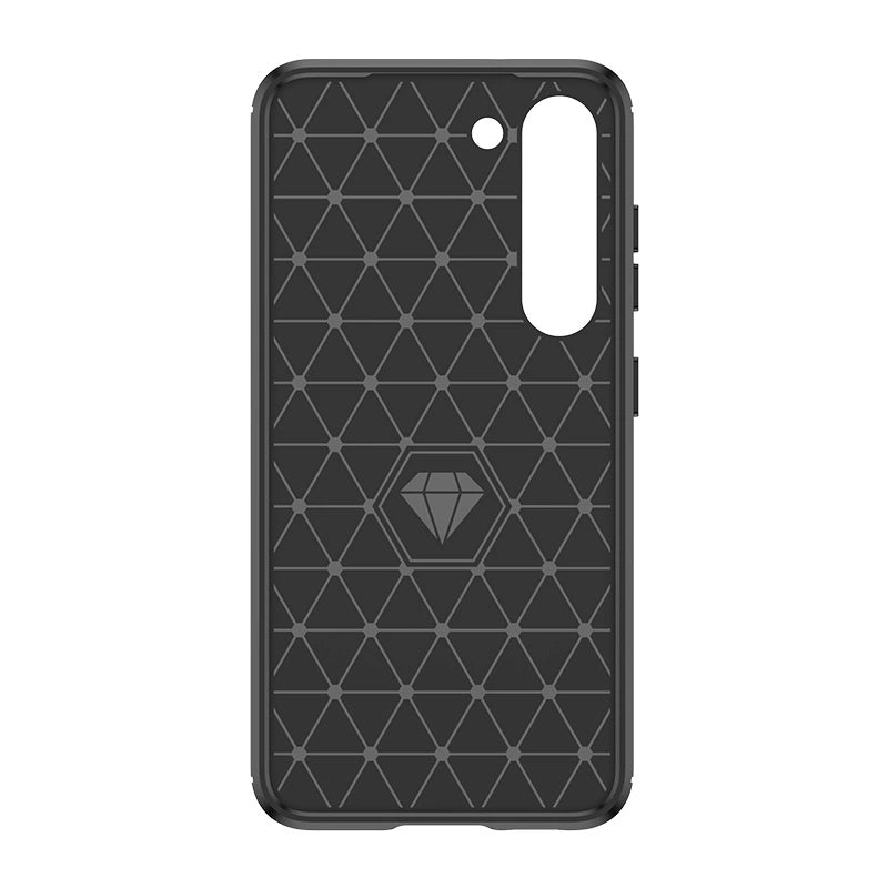 Carbon Case case for Samsung Galaxy S23+ flexible silicone carbon cover black_4