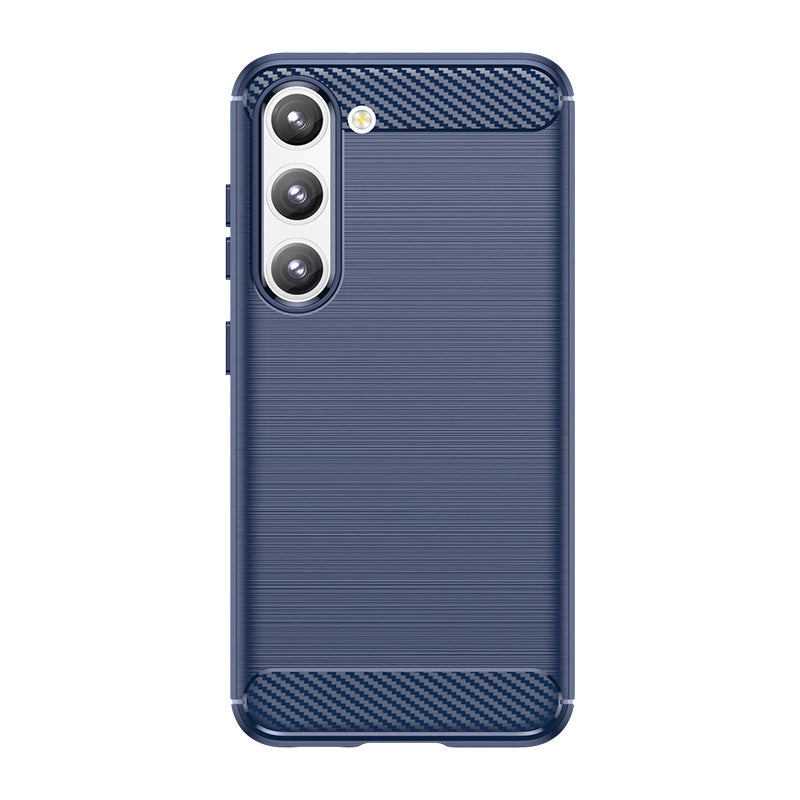 Carbon Case for Samsung Galaxy S23 flexible silicone carbon cover blue_1