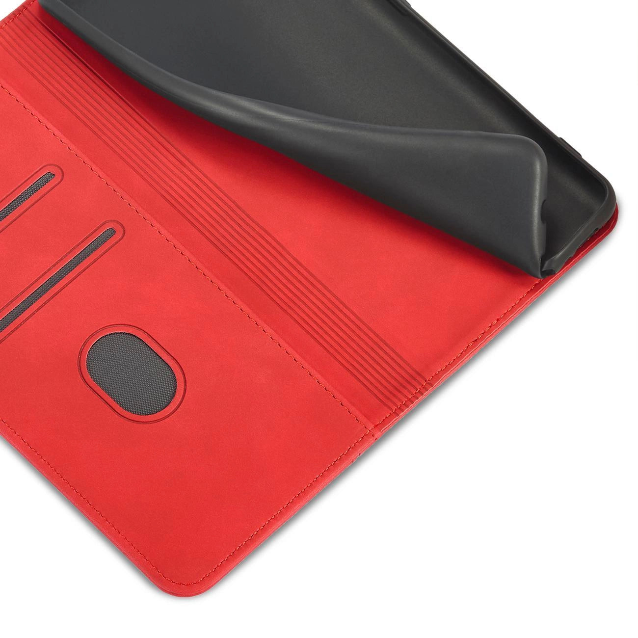 Magnet Fancy Case for Samsung Galaxy S23 Ultra Cover with Flip Stand Wallet Red_6