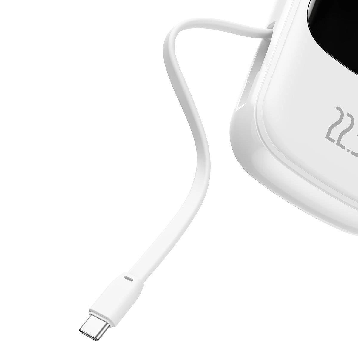 Powerbank Baseus Qpow PRO with cable, 20000mAh, 22.5W (White)_14