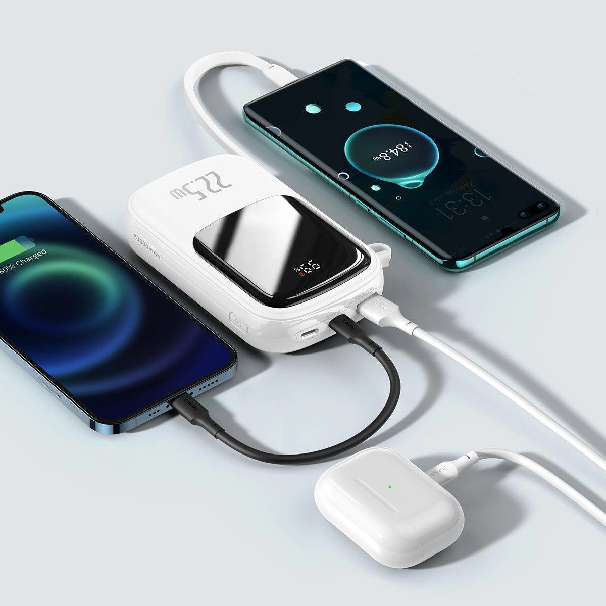 Powerbank Baseus Qpow PRO with cable, 20000mAh, 22.5W (White)_17