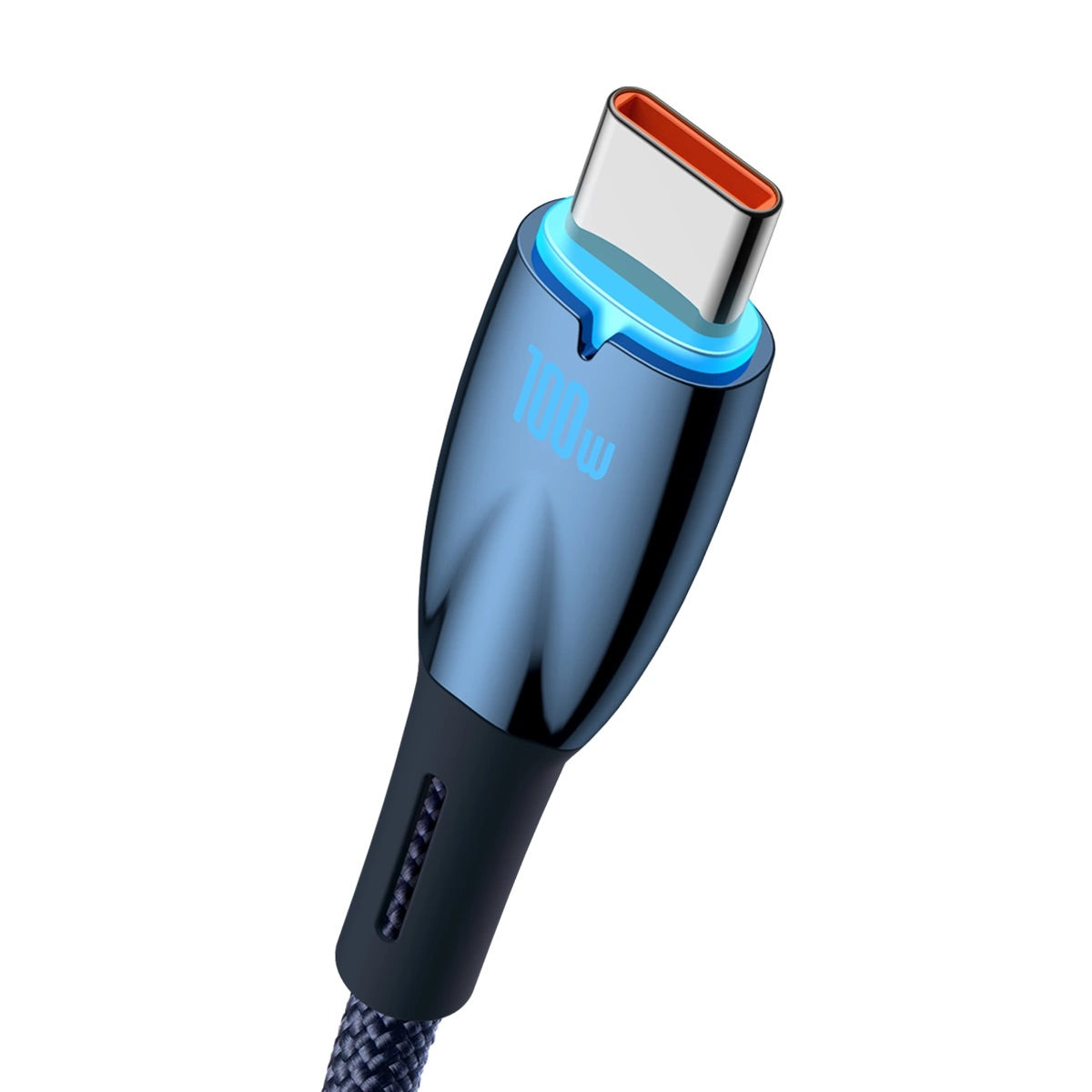 Baseus Glimmer Series fast charging cable USB-A - USB-C 100W 480Mbps 1m blue_1