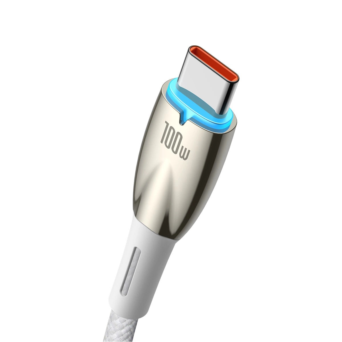 Baseus Glimmer Series fast charging cable USB-A - USB-C 100W 480Mbps 1m white_1