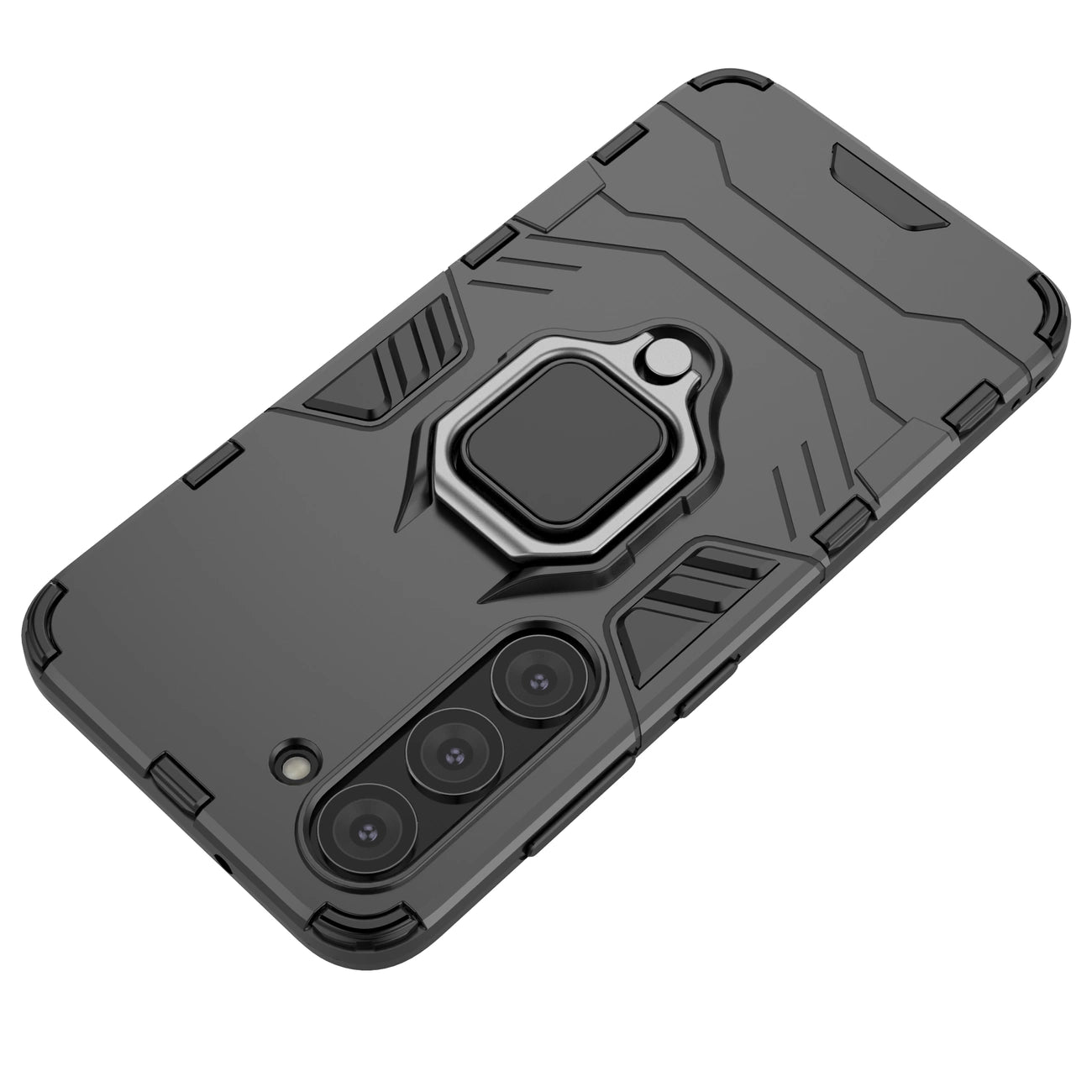 Ring Armor case for Samsung Galaxy S23 armored cover magnetic holder ring black_4