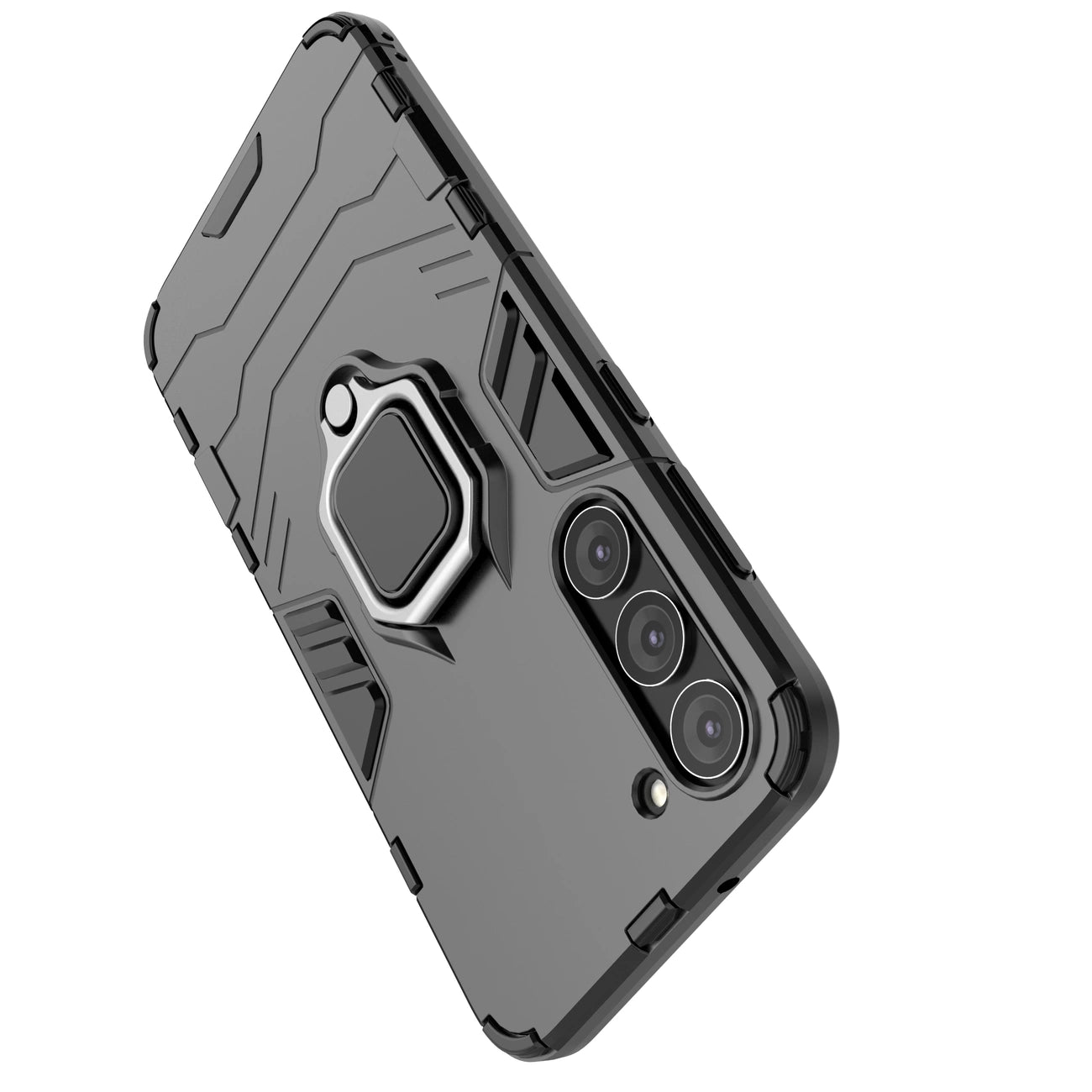 Ring Armor case for Samsung Galaxy S23+ armored cover magnetic holder ring black_8