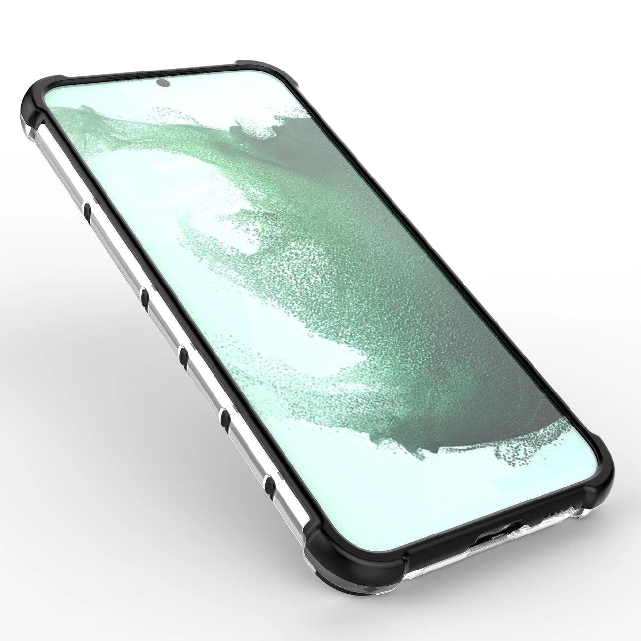 Honeycomb case for Samsung Galaxy S23+ armored hybrid cover transparent_8