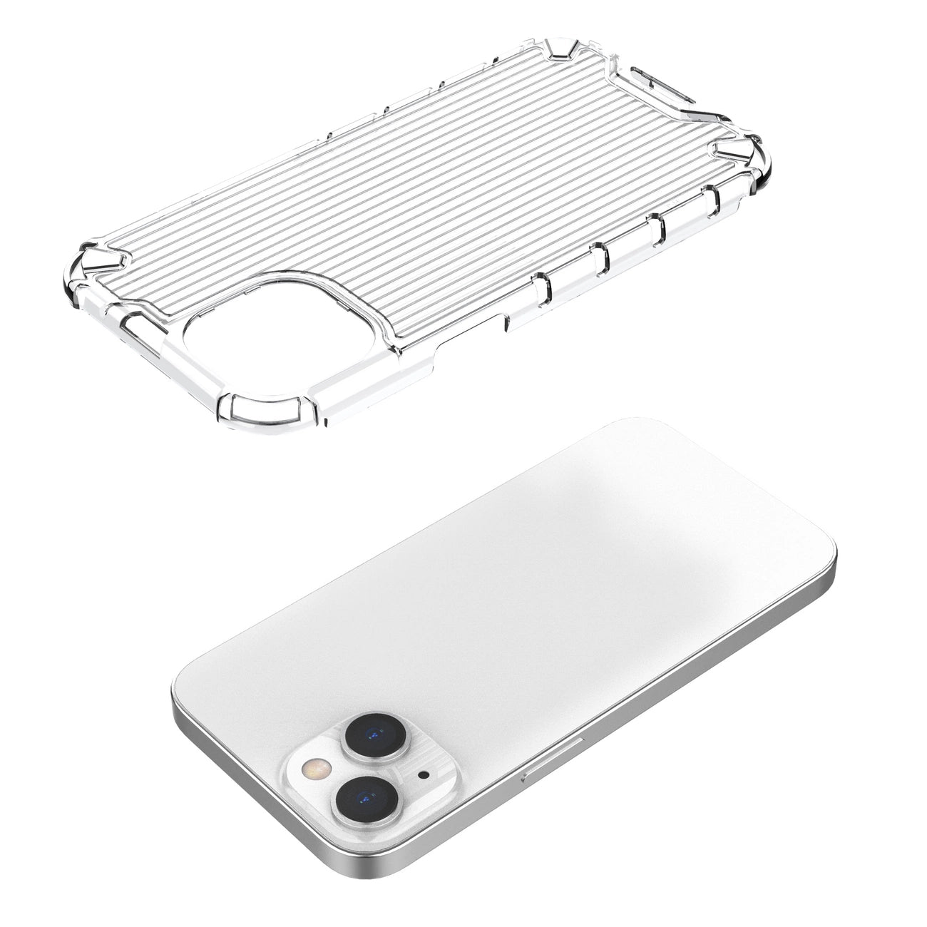 Ombre Protect Case for iPhone 14 pink and blue armored case_8