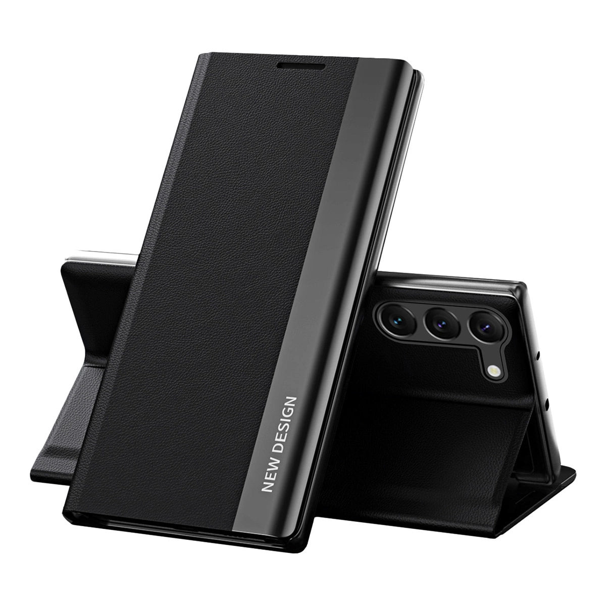 Sleep Case Pro case for Samsung Galaxy S23+ with flip stand black_0
