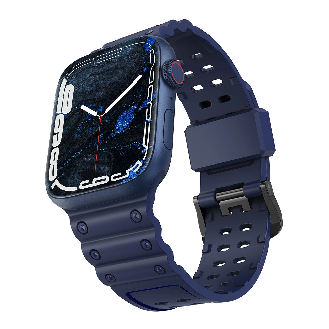 Strap Triple Protection Apple Watch SE strap, 9, 8, 7, 6, 5, 4, 3, 2, 1 (41, 40, 38 mm) band bracelet navy blue_1