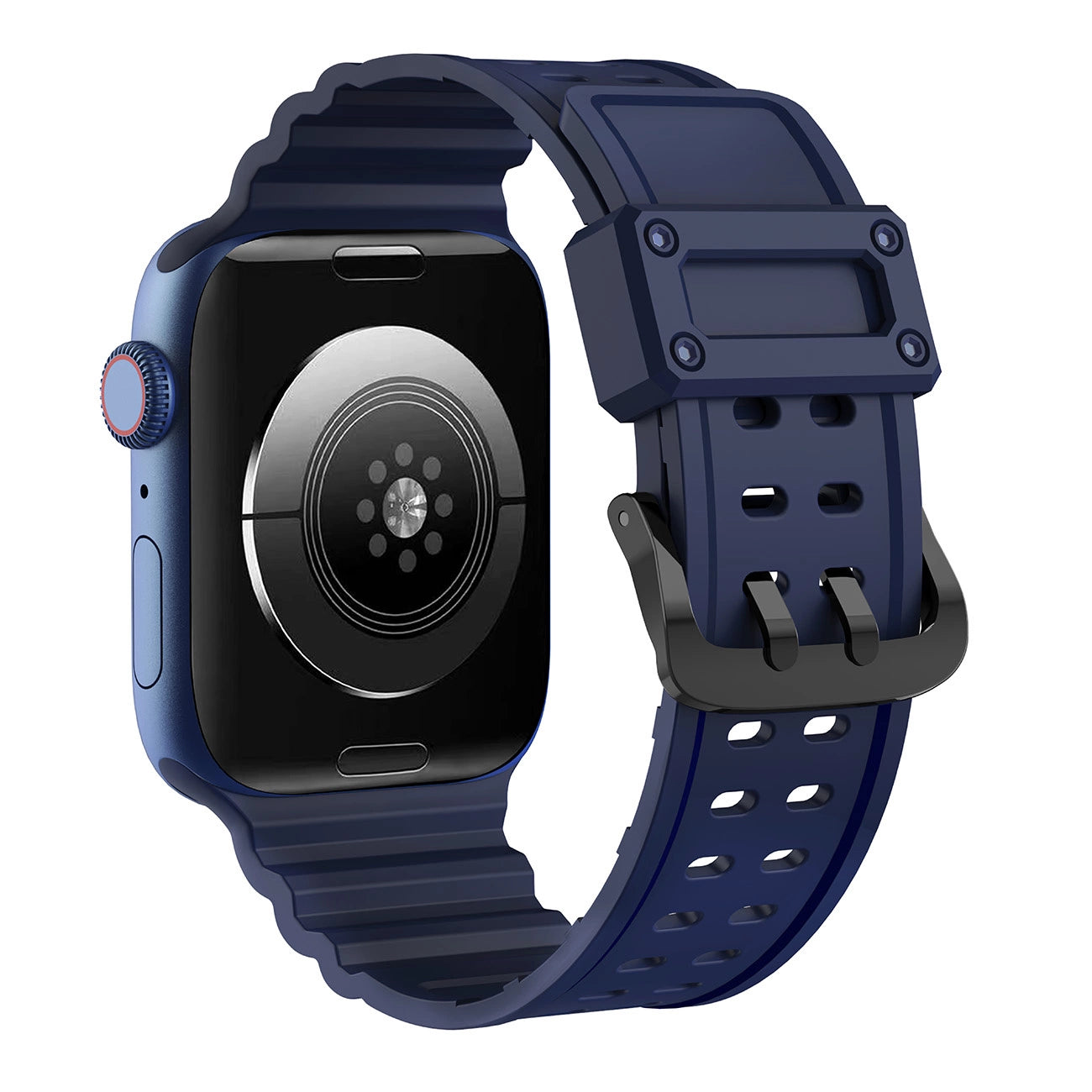 Strap Triple Protection Apple Watch SE strap, 9, 8, 7, 6, 5, 4, 3, 2, 1 (41, 40, 38 mm) band bracelet navy blue_3