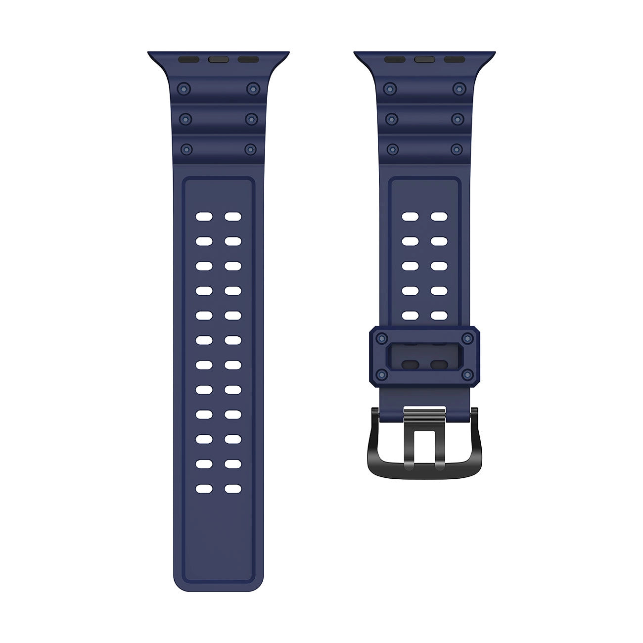 Strap Triple Protection Apple Watch SE strap, 9, 8, 7, 6, 5, 4, 3, 2, 1 (41, 40, 38 mm) band bracelet navy blue_4