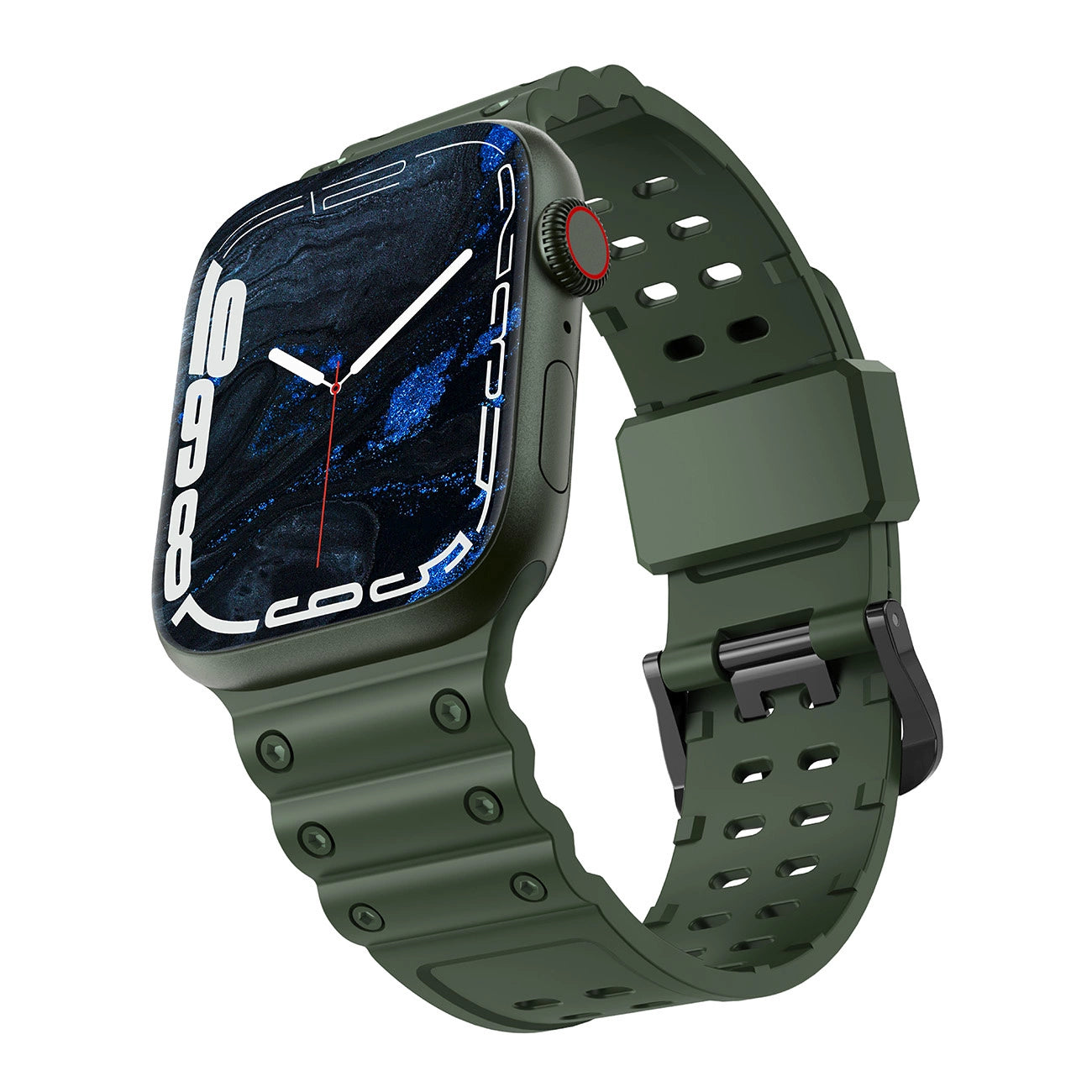 Strap Triple Protection Apple Watch SE strap, 9, 8, 7, 6, 5, 4, 3, 2, 1 (41, 40, 38 mm) band bracelet green_1