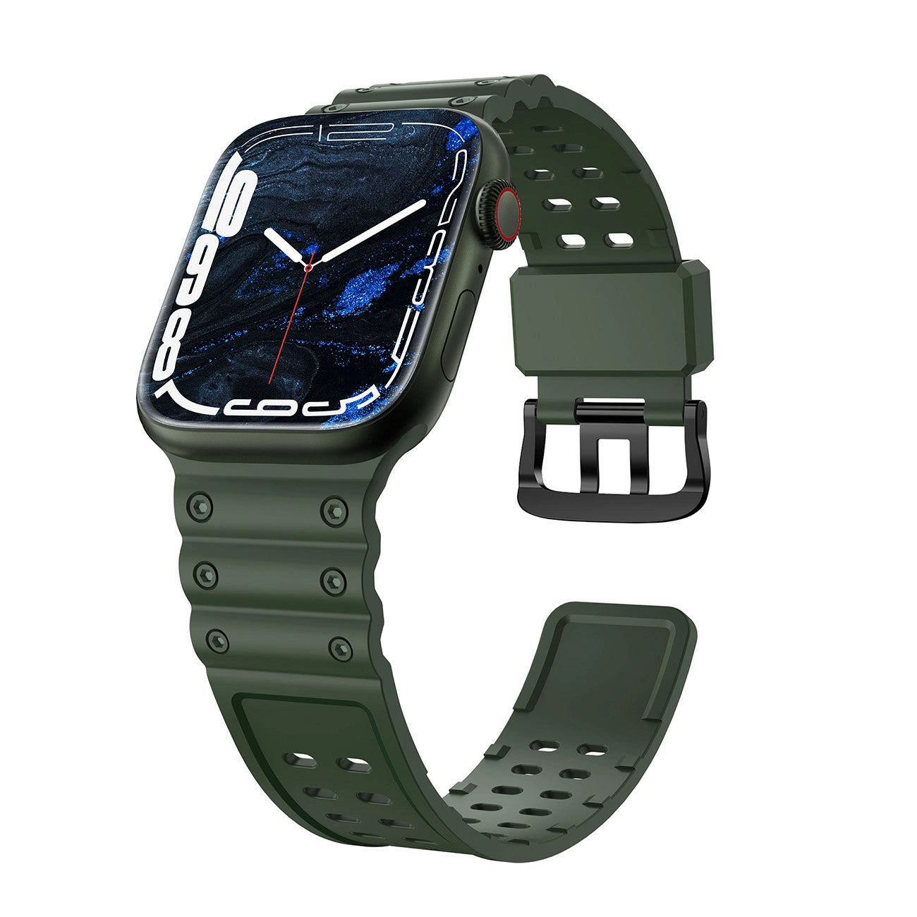 Strap Triple Protection Apple Watch SE strap, 9, 8, 7, 6, 5, 4, 3, 2, 1 (41, 40, 38 mm) band bracelet green_0