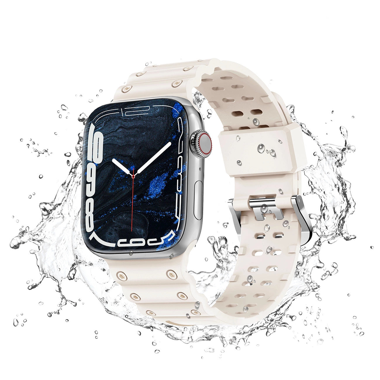 Strap Triple Protection Apple Watch SE strap, 9, 8, 7, 6, 5, 4, 3, 2, 1 (41, 40, 38 mm) band bracelet beige_2