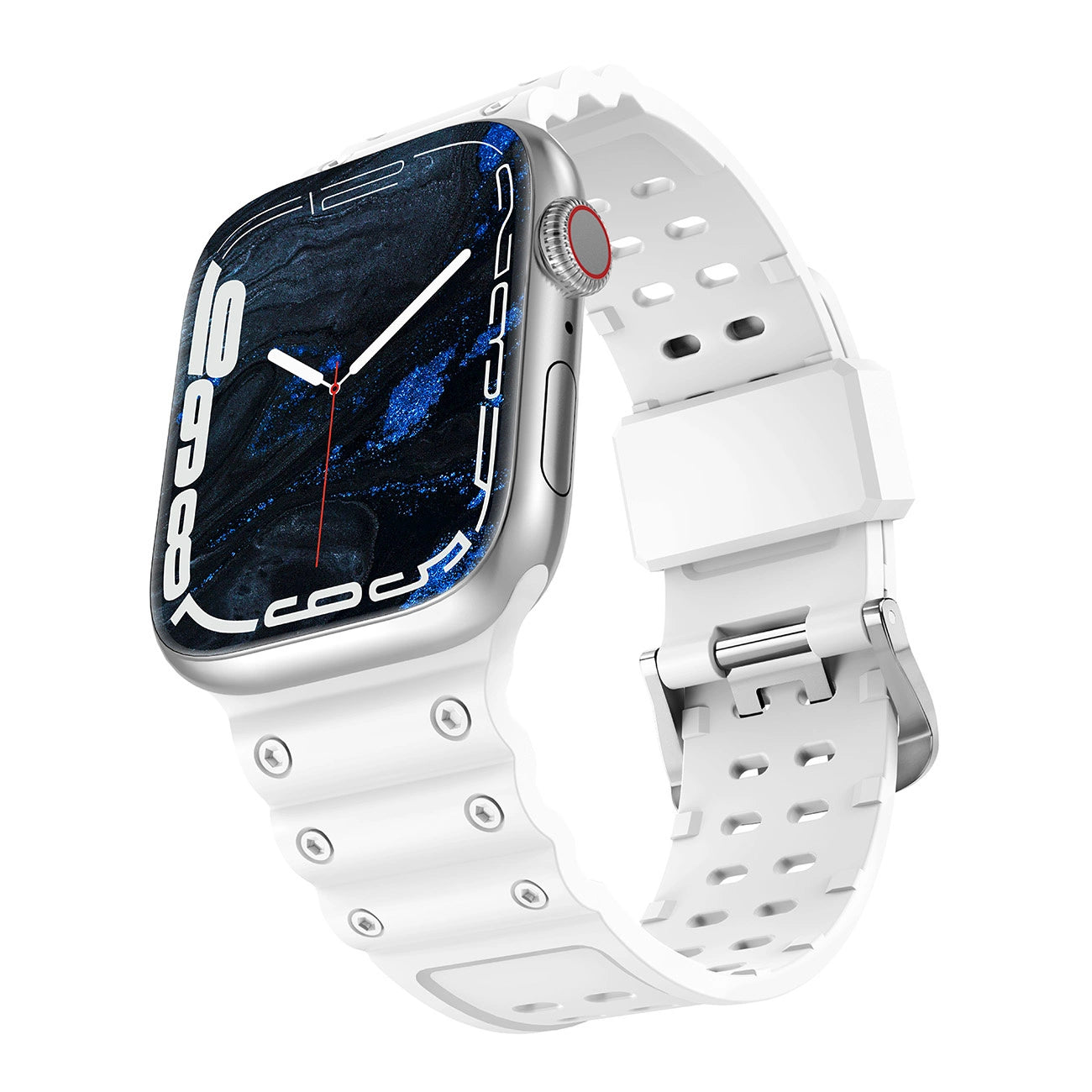 Strap Triple Protection Apple Watch SE strap, 9, 8, 7, 6, 5, 4, 3, 2, 1 (41, 40, 38 mm) band bracelet white_3