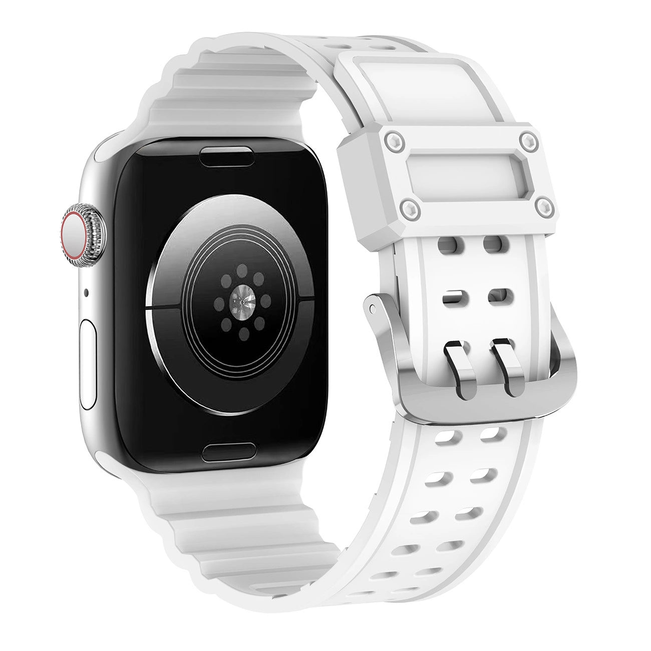 Strap Triple Protection Apple Watch SE strap, 9, 8, 7, 6, 5, 4, 3, 2, 1 (41, 40, 38 mm) band bracelet white_2