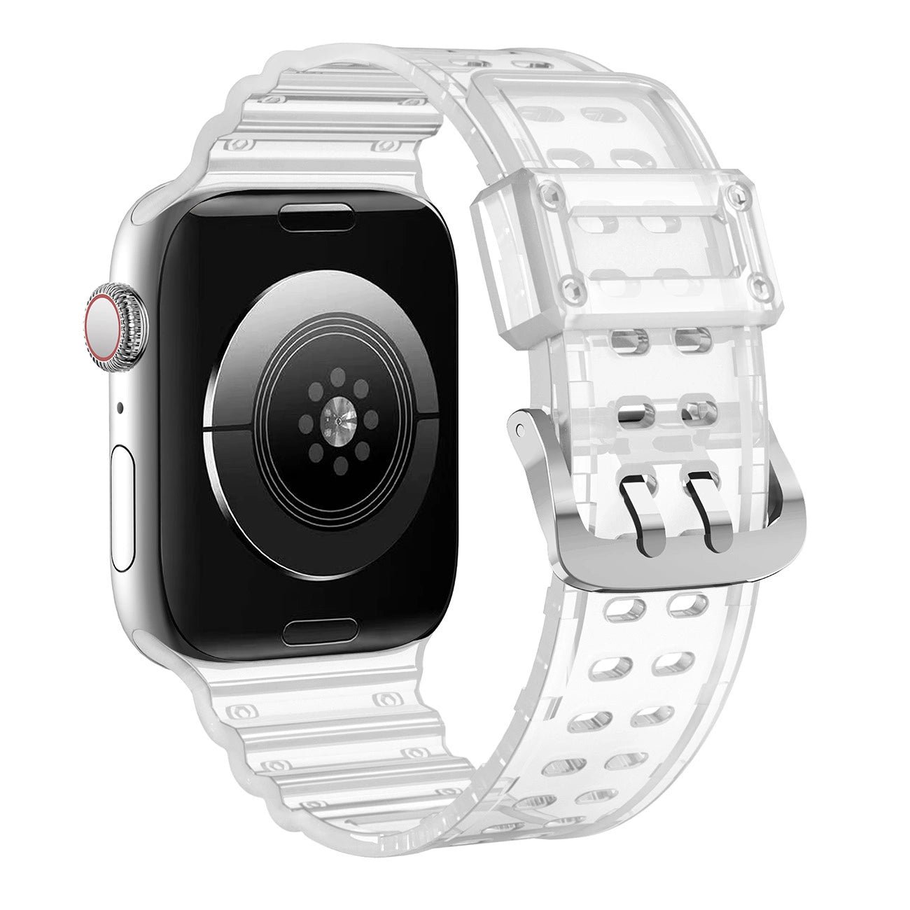 Strap Triple Protection Apple Watch SE Band, 9, 8, 7, 6, 5, 4, 3, 2, 1 (41, 40, 38 mm) Band Bracelet Transparent_4