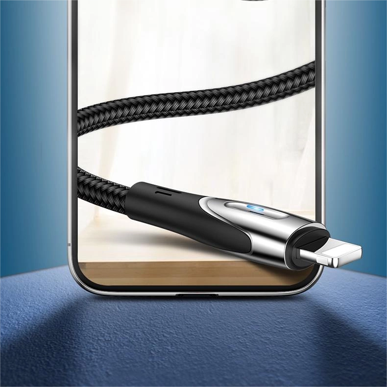 USB Cable for Lightning Joyroom Sharp S-M411 2.4A, 3m (Black)_1