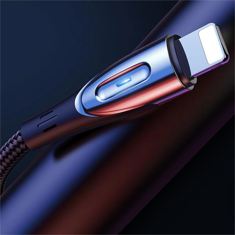 USB Cable for Lightning Joyroom Sharp S-M411 2.4A, 3m (Black)_2