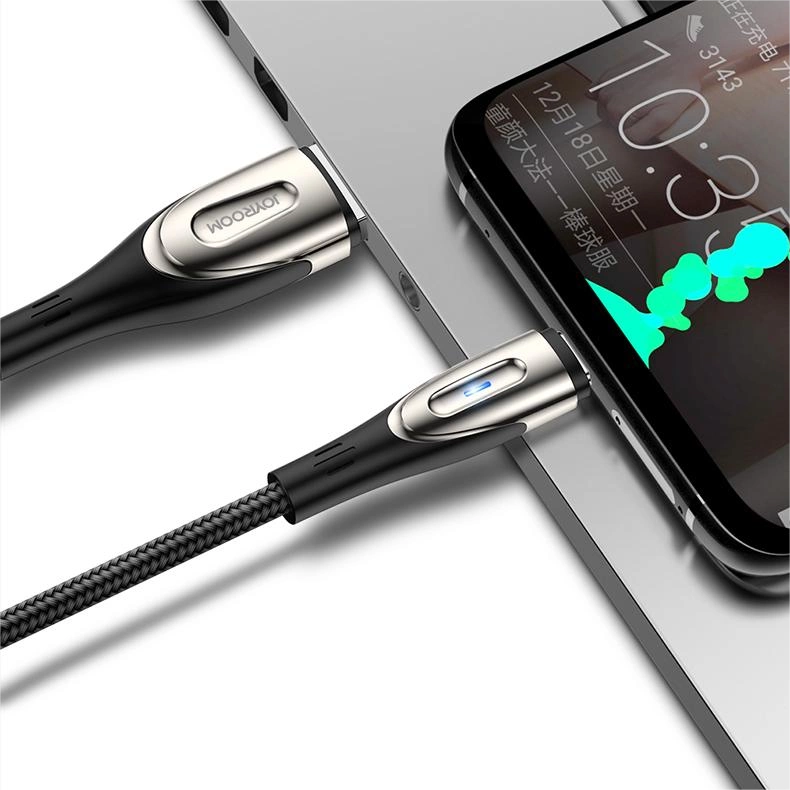 USB Cable for Lightning Joyroom Sharp S-M411 2.4A, 3m (Black)_4