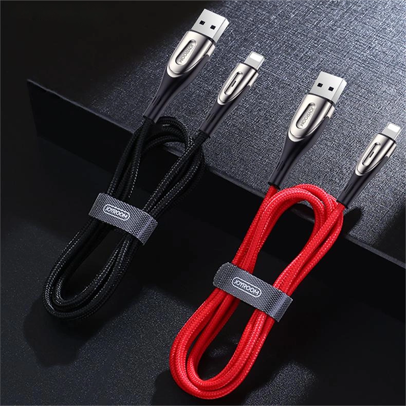 USB Cable for Lightning Joyroom Sharp S-M411 2.4A, 3m (Black)_5