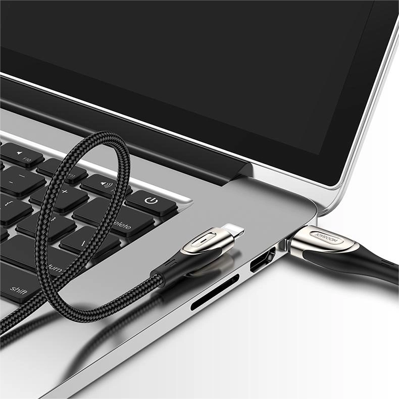 USB Cable for Lightning Joyroom Sharp S-M411 2.4A, 3m (Black)_6