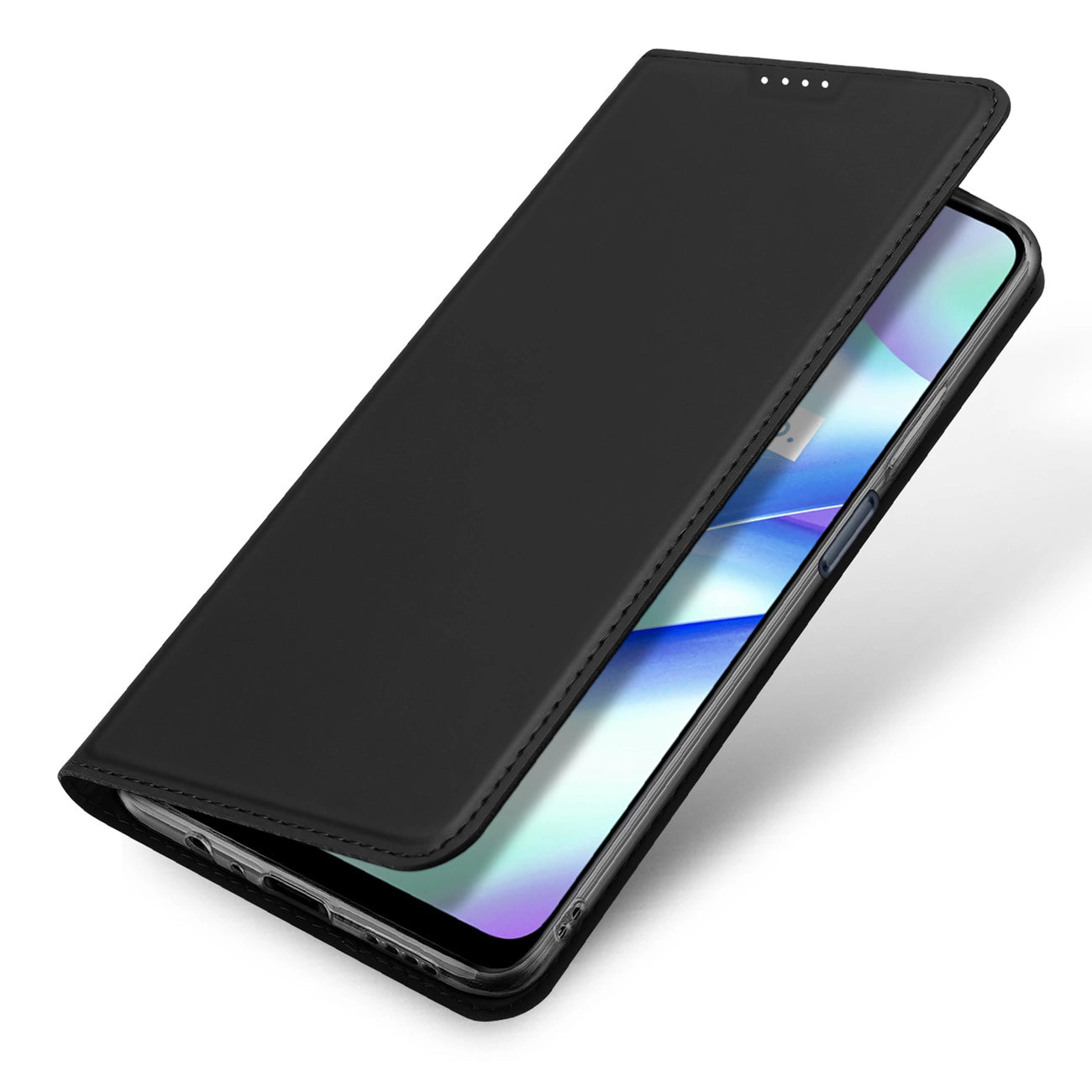 Dux Ducis Skin Pro Case Realme C33 Flip Card Wallet Stand Black_3