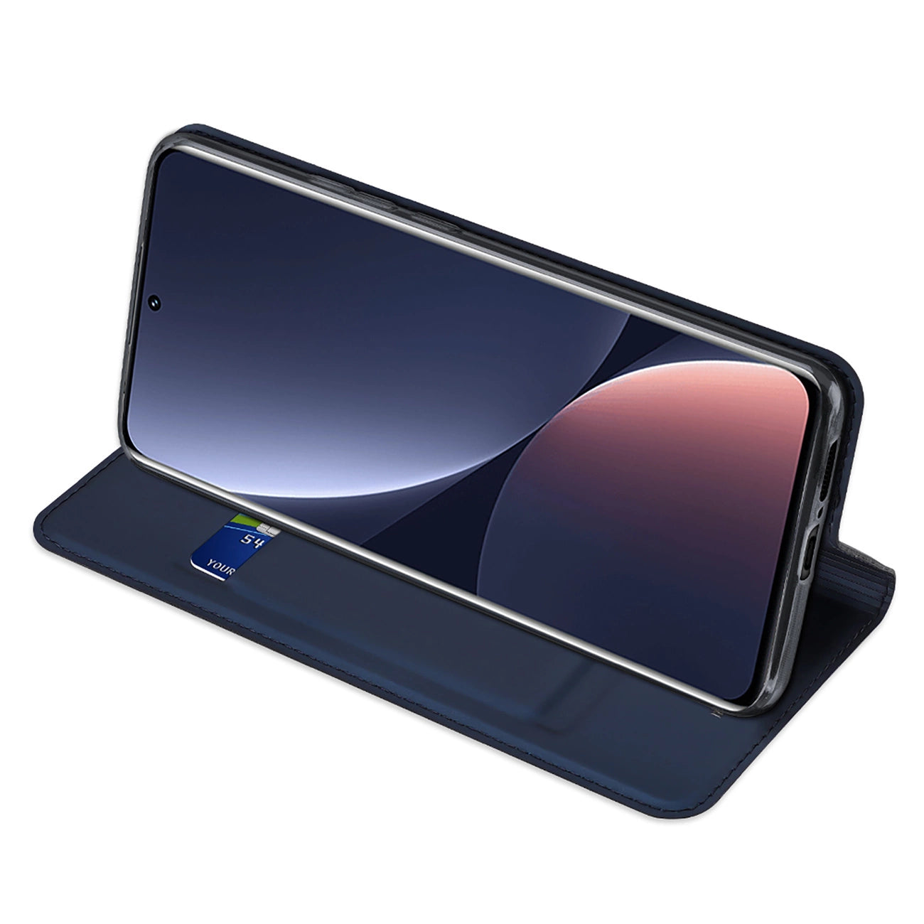 Dux Ducis Skin Pro case Xiaomi 13 Pro cover with flip card wallet stand blue_4