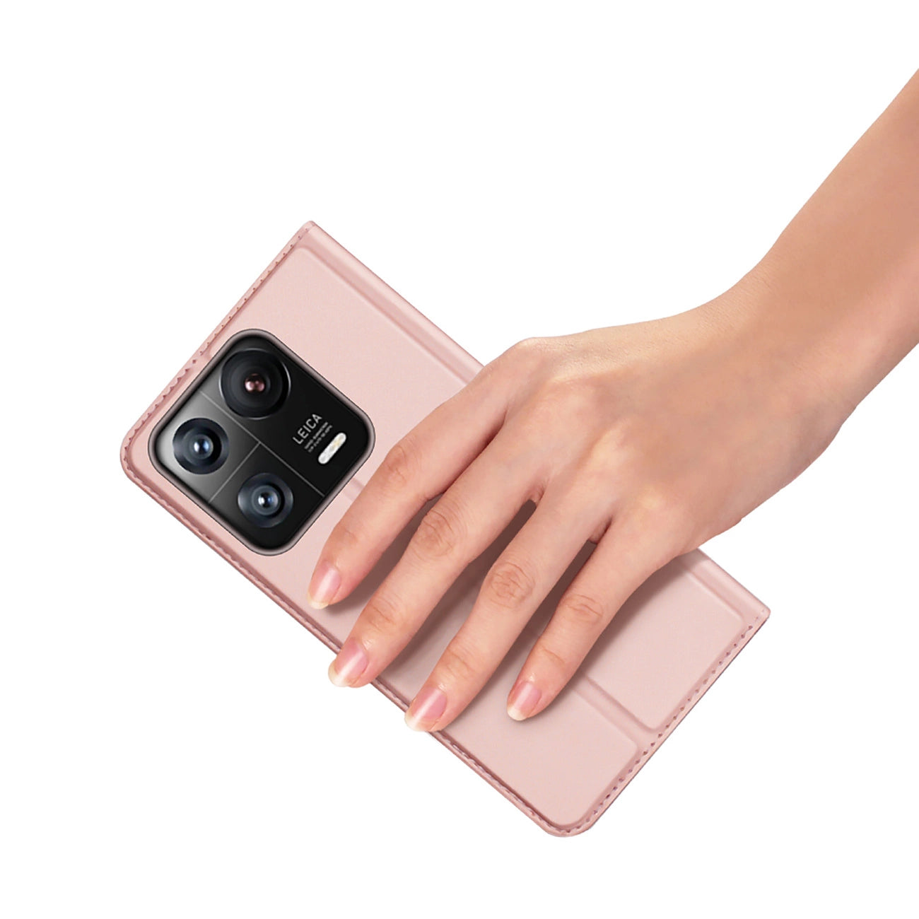 Dux Ducis Skin Pro Case Xiaomi 13 Pro Flip Card Wallet Stand Pink_7