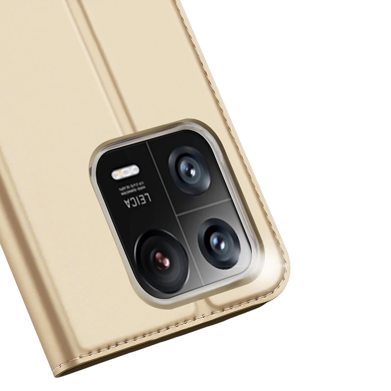 Dux Ducis Skin Pro Case Xiaomi 13 Pro Flip Card Wallet Gold Stand_2