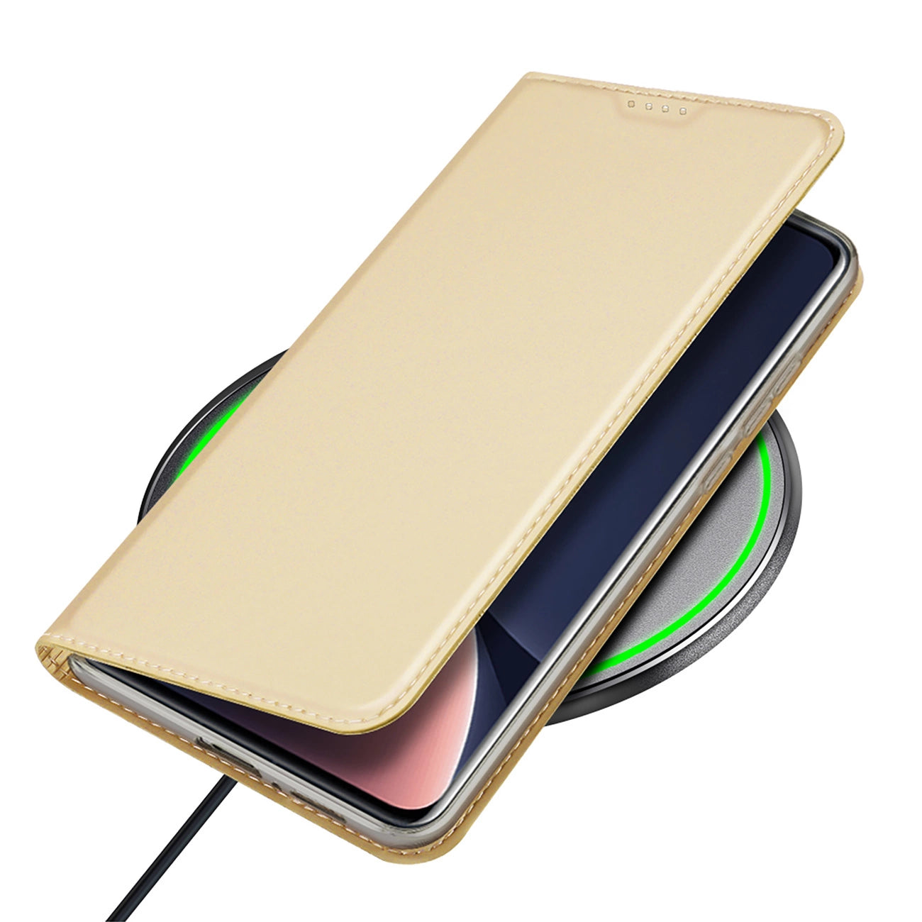 Dux Ducis Skin Pro Case Xiaomi 13 Pro Flip Card Wallet Gold Stand_5