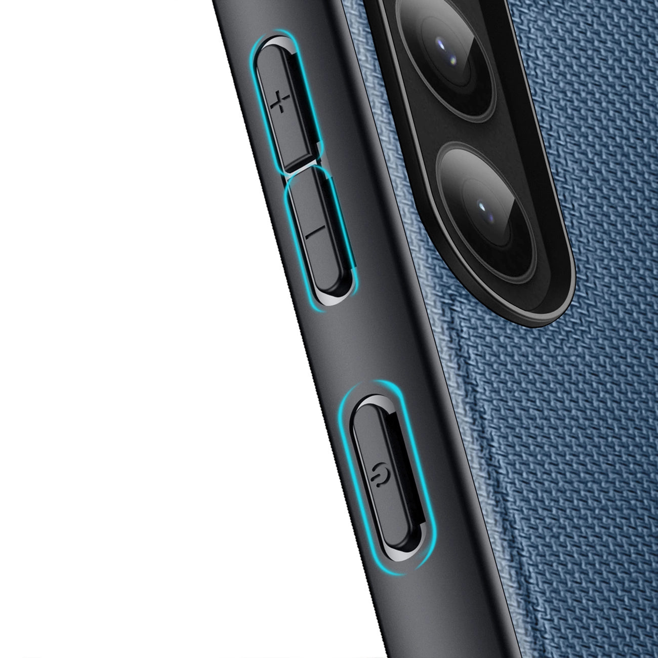 Dux Ducis Fino case Samsung Galaxy S23+ cover with silicone frame blue_7