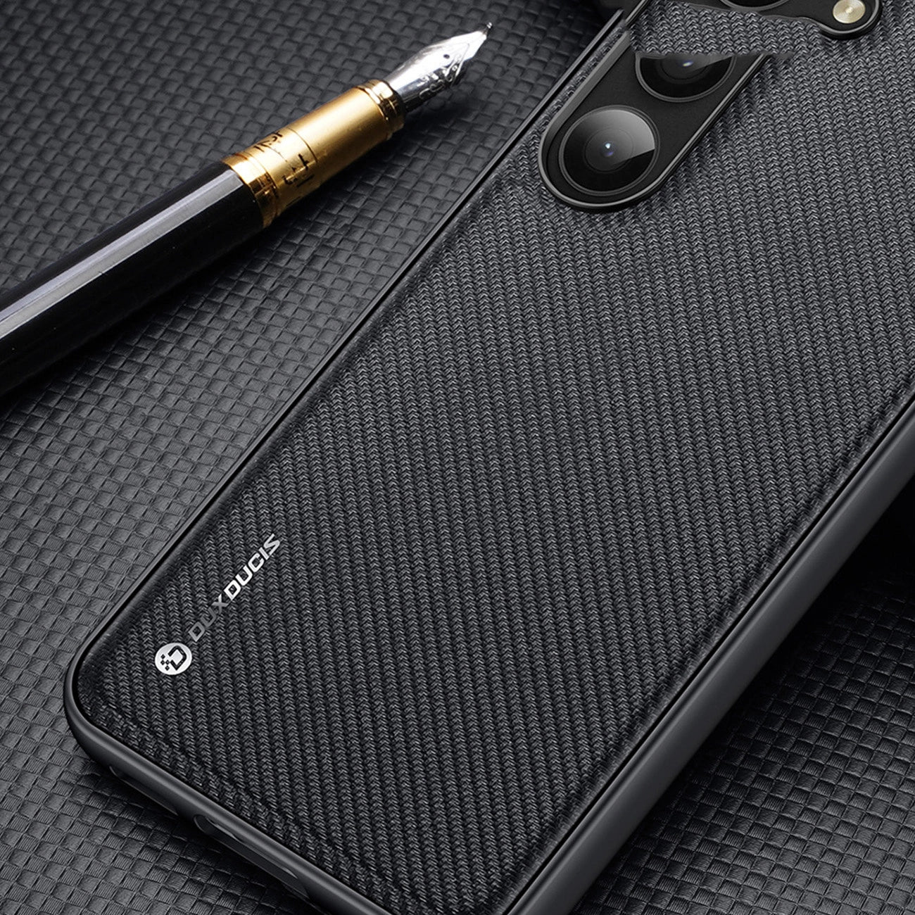 Dux Ducis Fino case Samsung Galaxy S23+ cover with silicone frame gray_9