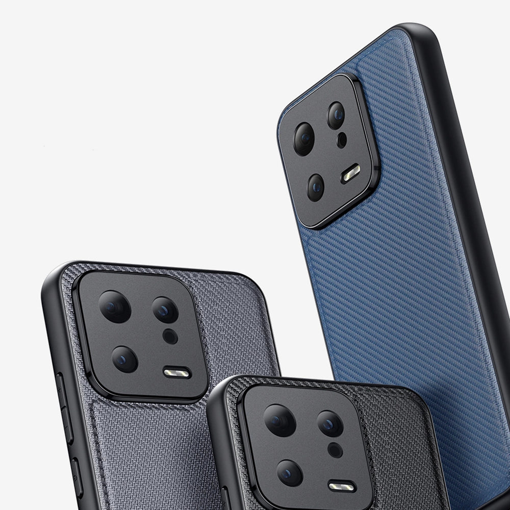 Dux Ducis Fino case for Xiaomi 13 cover with silicone frame gray_9