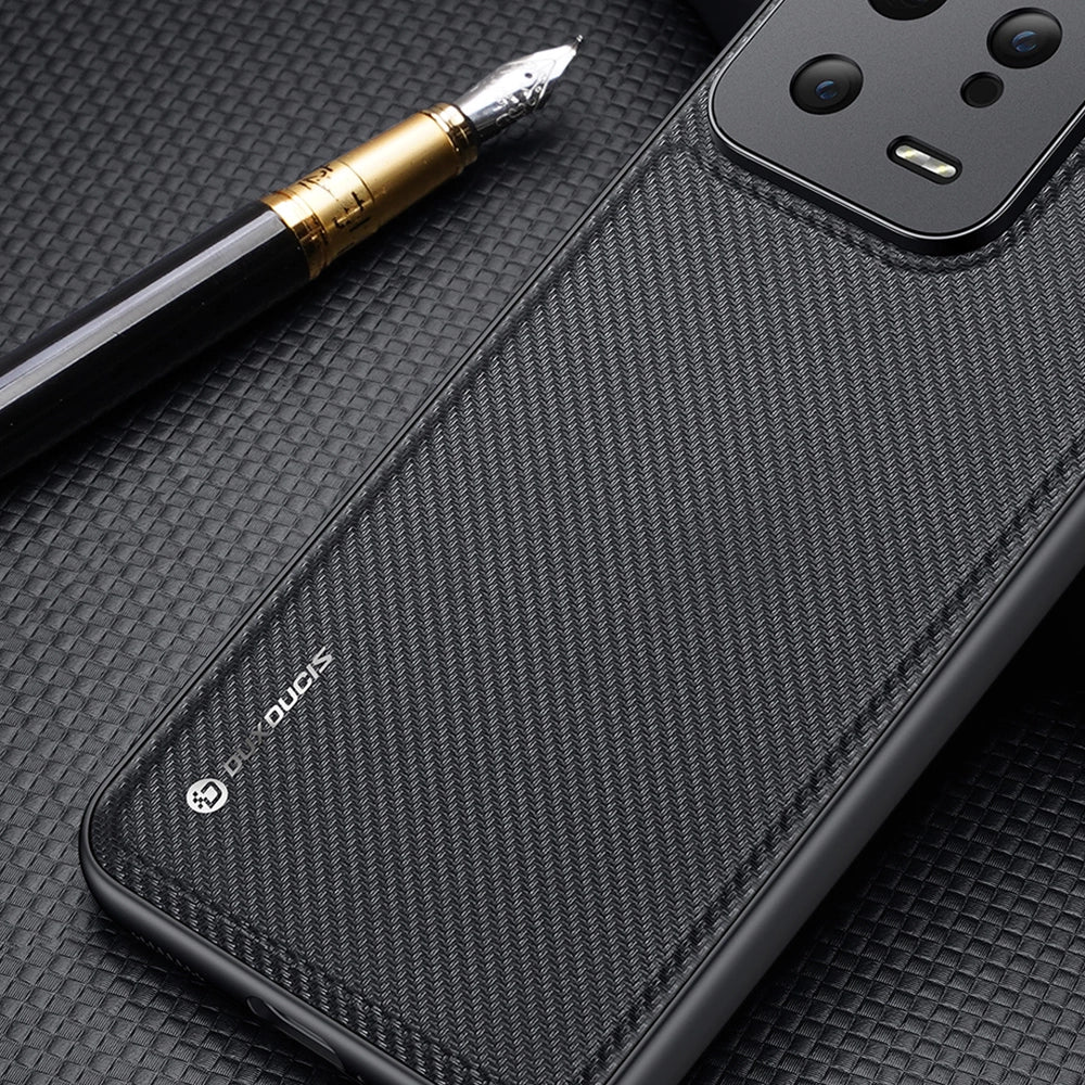 Dux Ducis Fino case for Xiaomi 13 cover with silicone frame gray_10