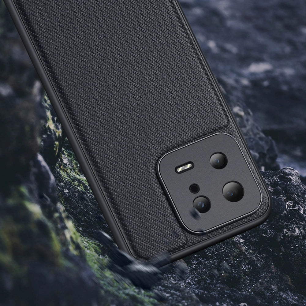 Dux Ducis Fino case for Xiaomi 13 cover with silicone frame gray_11