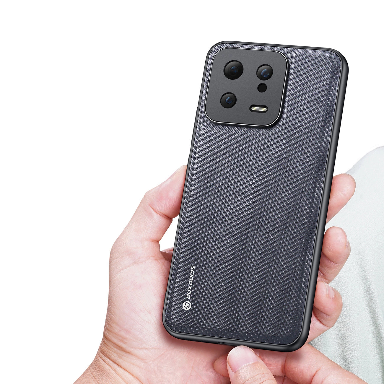Dux Ducis Fino case for Xiaomi 13 cover with silicone frame gray_2