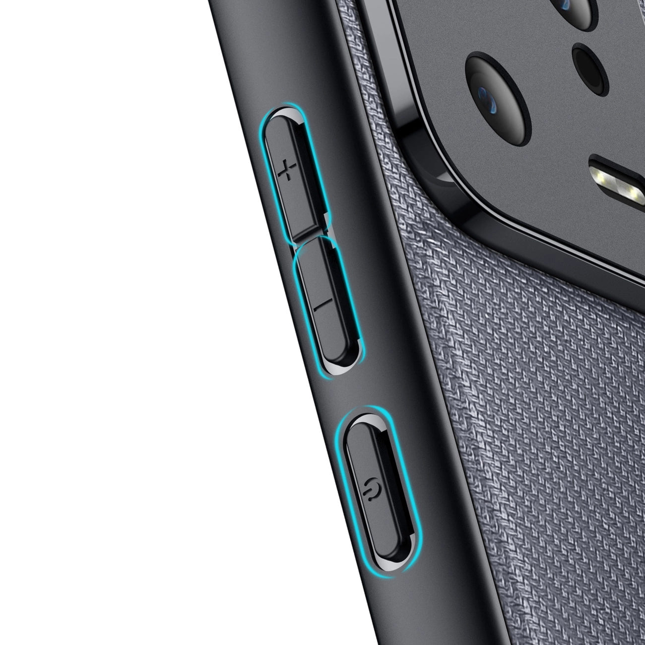 Dux Ducis Fino case for Xiaomi 13 cover with silicone frame gray_3