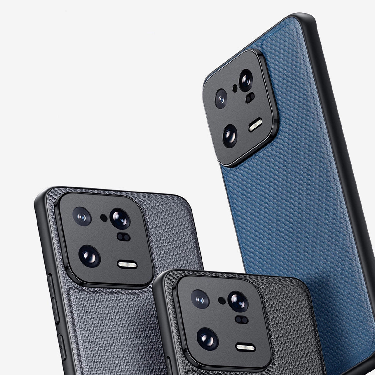 Dux Ducis Fino case for Xiaomi 13 Pro cover with silicone frame blue_1