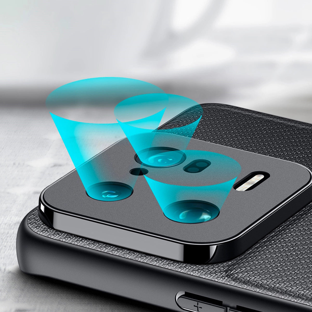 Dux Ducis Fino case for Xiaomi 13 Pro cover with silicone frame blue_6