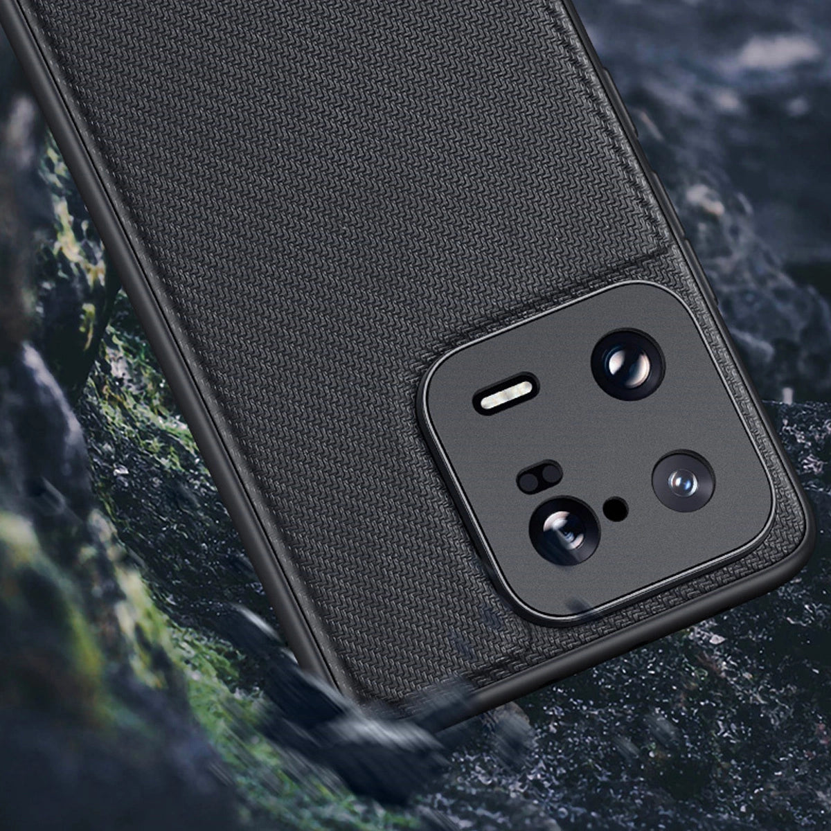 Dux Ducis Fino case for Xiaomi 13 Pro cover with silicone frame gray_5