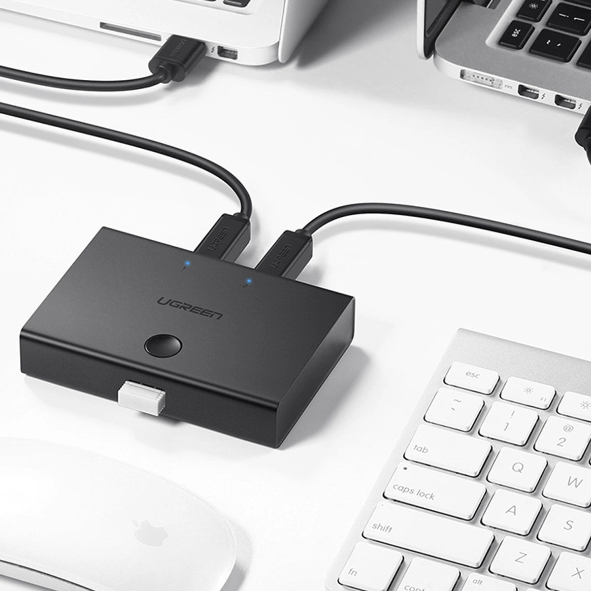Ugreen switch switch 2xUSB-B - USB-A black (30345)_3