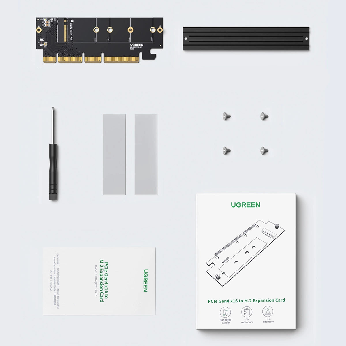 Ugreen CM465 PCIe 4.0 x4 to M.2 NVMe M-Key Expansion Card - Black_6