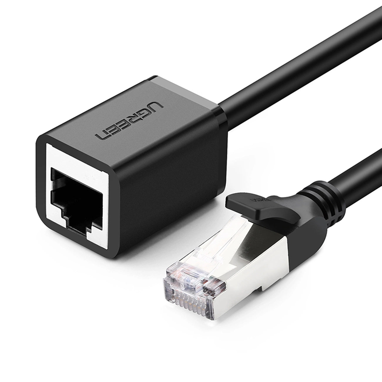 Ugreen NW112 11278 Network Ethernet Cable RJ45 (female) - RJ45 (male) F/UTP Cat. 6 1 Gbps 0.5m - black_0